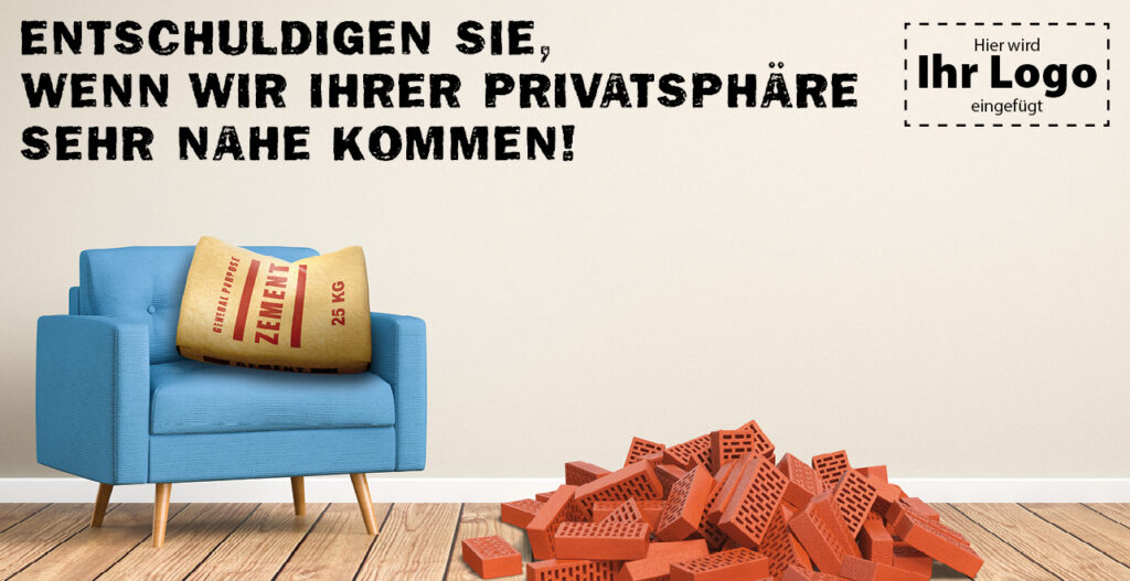 Bauzaunbanner »Privatsphäre«